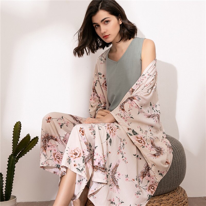 Painted Lady 4-Piece Spring Pajamas Sets