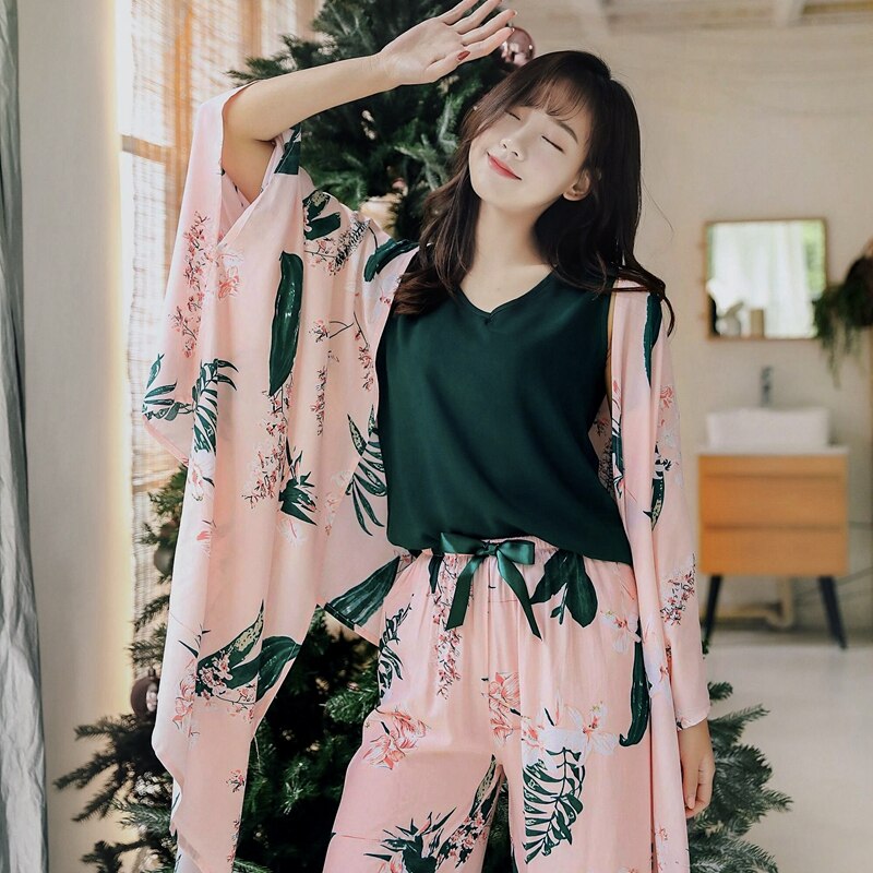 Painted Lady 4-Piece Spring Pajamas Sets