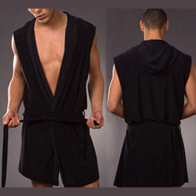Fresh & Clean Hooded Bathrobe and Briefs