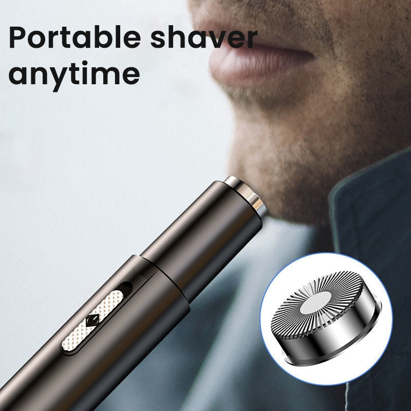 Painless Nose & Ear Hair Clipper with Shaver