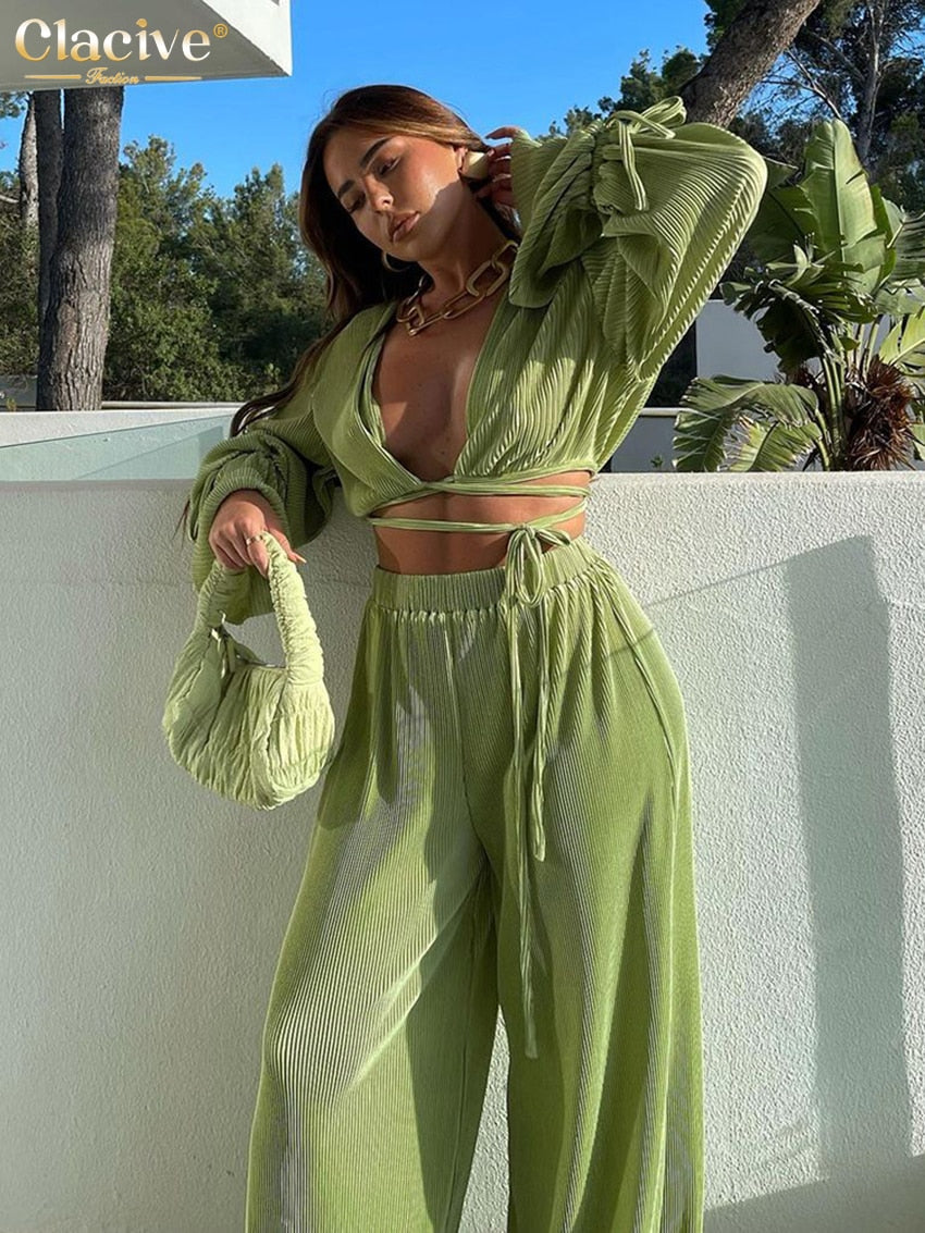 Cunningly Casual 2-Piece Pantsuit