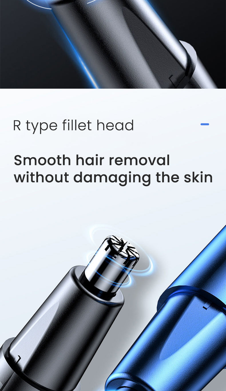 Painless Nose & Ear Hair Clipper with Shaver