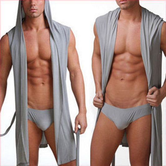 Fresh & Clean Hooded Bathrobe and Briefs