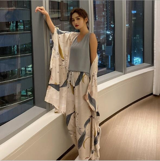 Painted Lady 4-Piece Spring Pajamas Sets