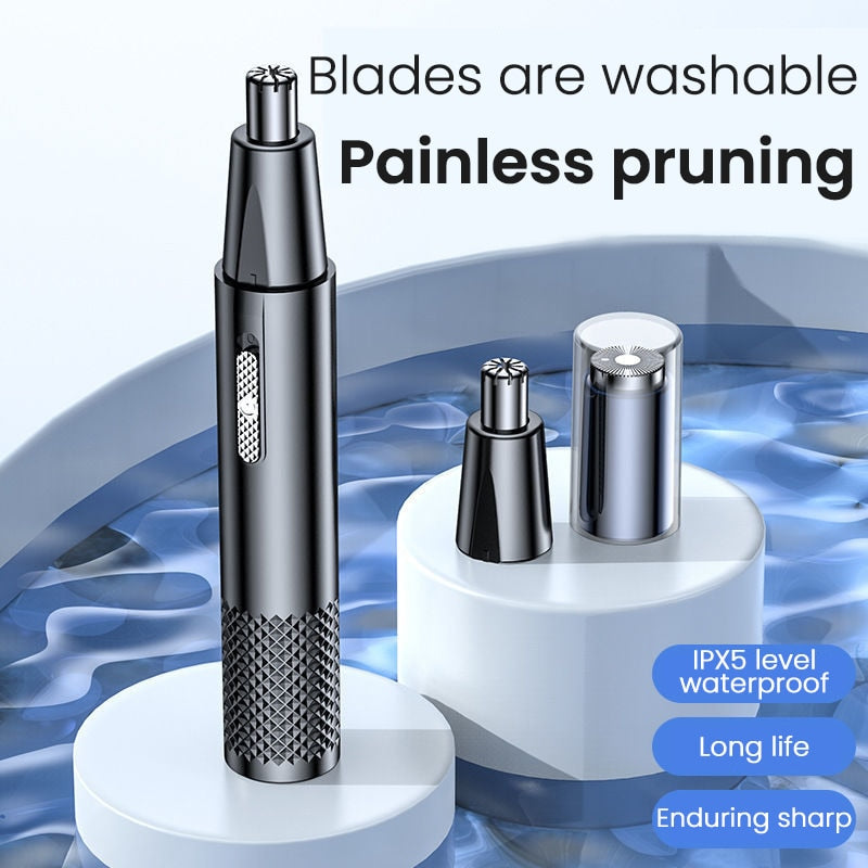 Painless Nose & Ear Hair Clipper with Shaver